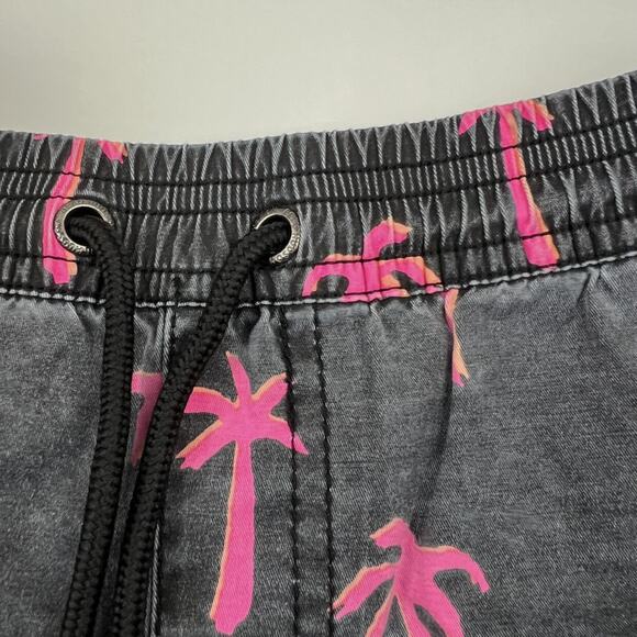 Beau Hudson Pink Palm Trees Swim Shorts - Picture 4 of 7